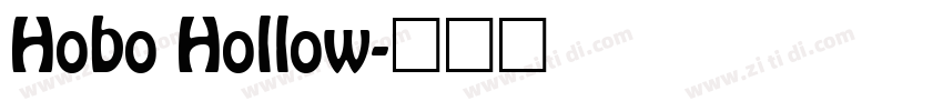 Hobo Hollow字体转换